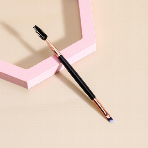 Single Double Sided Makeup Brush Wands Applicator Makeup Kits For Eyelash Extensions And Eyebrow Brush With Container 2