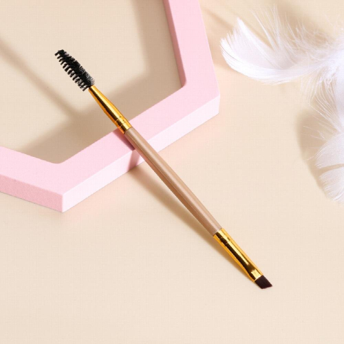 Single Double Sided Makeup Brush Wands Applicator Makeup Kits For Eyelash Extensions And Eyebrow Brush With Container