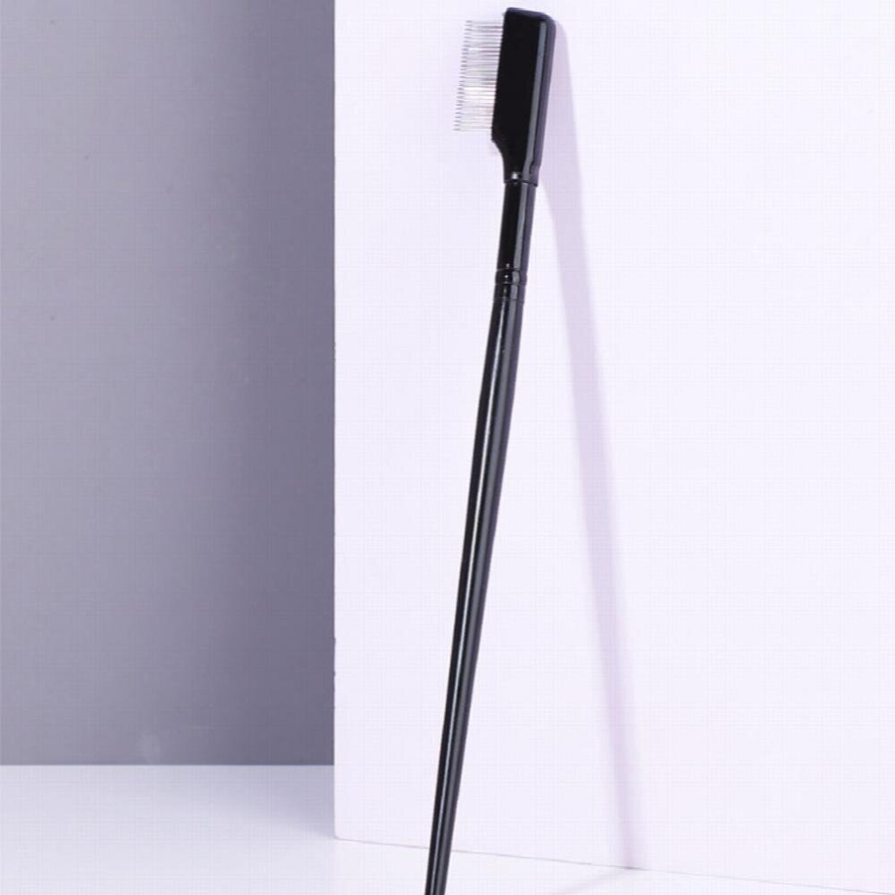 Eyelash Comb Lash Brush Separator Eyelashes Separator Curler Makeup Mascara Applicator Eyelash Grooming Brushes Metal Teeth Eye Makeup Brush Tools Wit Multicoloured
