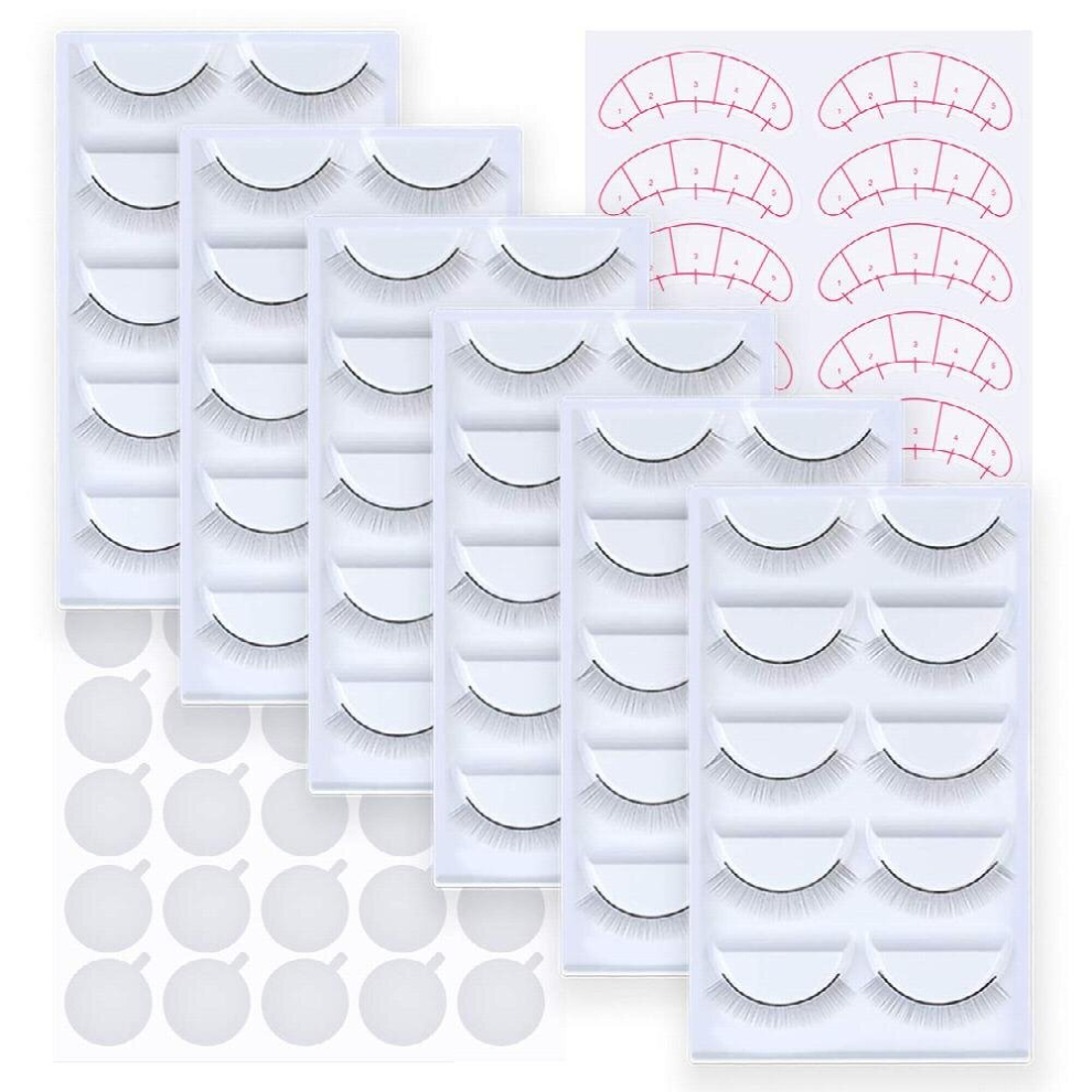 30 Pairs Practice Lash Strips Training Lashes For Eyelash Extensions Supplies Practice Eyelash Strips Lash Training Kit Lash Extension Supplies For Ma