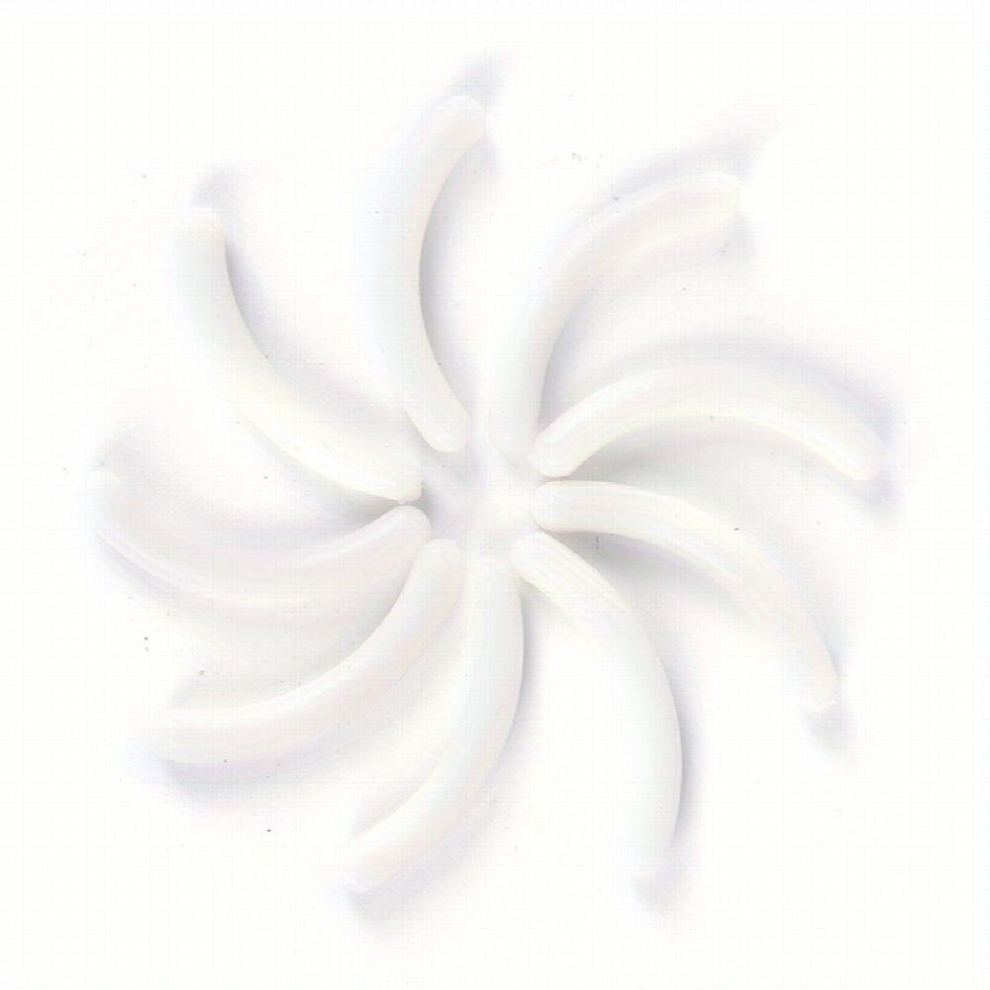 White 15Pcs Curler Refills Eyelash Curler Refill Pads Silicone Rubber Curler Replacement Refills Pads For Universal Eyelash Curler