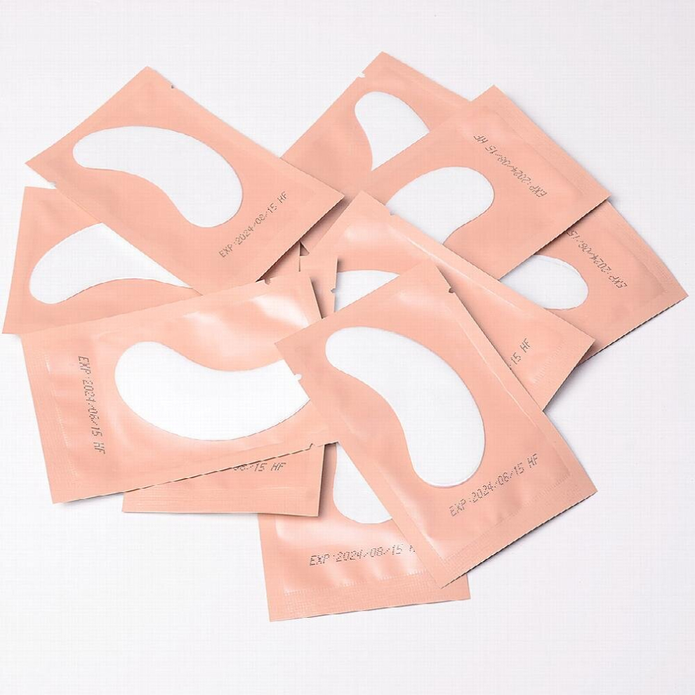 Multicoloured 10Pairs Grafting Eyelash Extension Patch Long Lasting Eye Paper Patches For Natural Looking Eyelashes