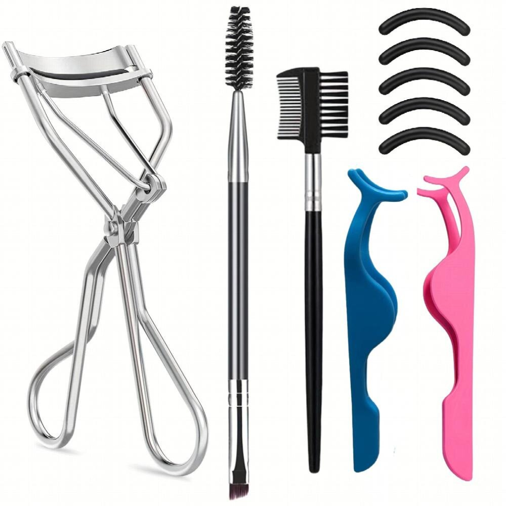 Multicoloured Eyelash Comb Lashes Curler 4Pcs Eyebrow Brush Comb Eyelashes Separator Tool Double Ended Professional Eye Brow Spoolie Brush For Makeup Grooming