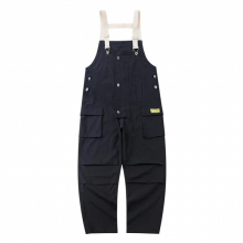 Mens Vintage Pockets Overalls Harajuku Clothes Boys Loose Streetwear Bib Suspender Pants Tool Trousers