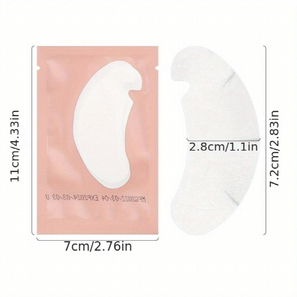Pink 10 20 40 Pairs Hydrogel Eye Mask Pads For Lash Extensions Lint Long Lasting And Gentle On Eyes