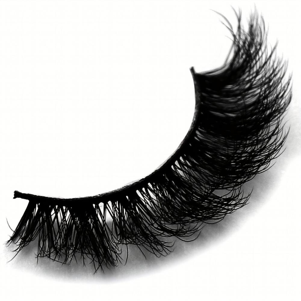 5 Pairs Full Strip False Eyelashes Thick Curling 18mm Lashes Fluffy Wispy Lashes Eye End Lengthening Cat Eye Lashes