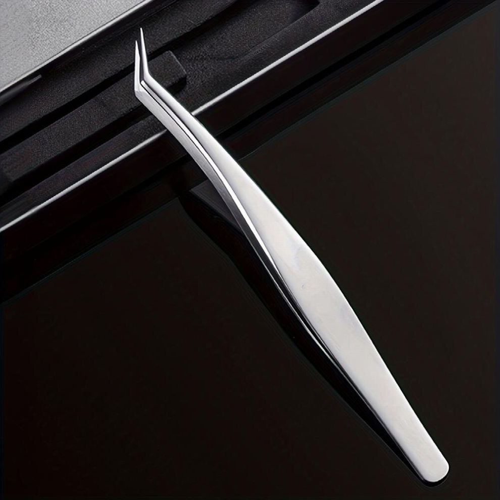 Multicoloured Eyelash Extension Tweezers Straight And Curved Tip Tweezers Nippers Volume Lash Tweezers For Eyelash Extensions False Lash Application Tools 1Pcs 2Pcs