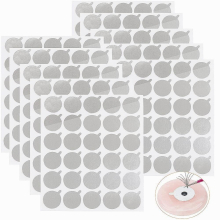 Disposable Eyelash Extension Adhesive Aluminum Foil Glue Pallet Sticker Pads For Slowing Down Adhesive Drying Eyelash Extension Auxiliary Tool 300 Pie