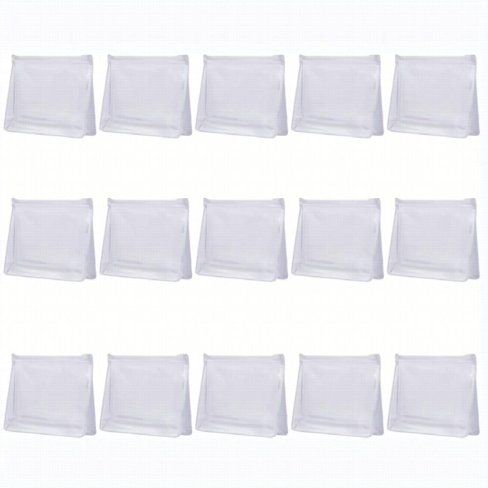 Multicoloured 20Pcs Small Clear Cosmetic Bag Pouch For Toiletries And Gifting Pvc Transparent Plastic Makeup Organizer With Zipper Closure Travel Toiletry Makeup Ba