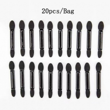 20pcs Professional Double Head Eyeshadow BrushesDual Sides Eyeshadow Sponge Sticks Makeup Applicator With Large & Small Sponge Head