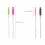 25 Pcs Pack Crystal Eyelash Mascara Brushes Wands Applicator Makeup Kits 6