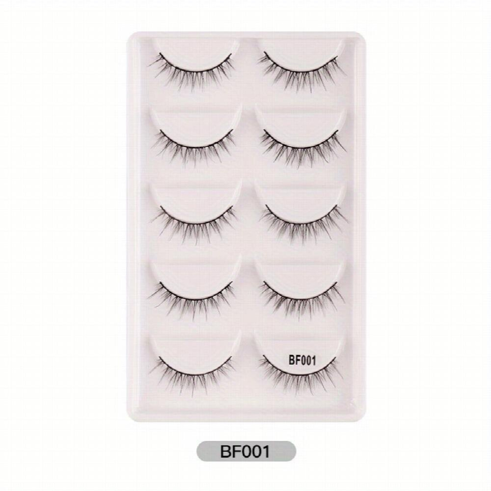 Multicoloured Chemical Fiber Lashes Short False Eyelashes Thick Curling Simulated Natural Grafting Eyelashes