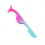 False Eyelashes Applicator Tool Eyelash Extension Tweezers False Eyelash Nipper Remover Clip 9