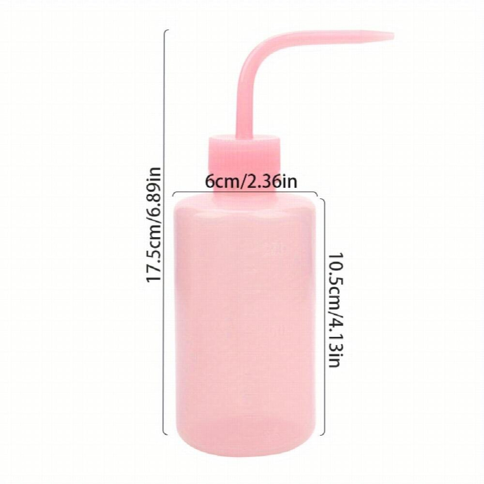 Eyelash Cleaning Washing Bottle Narrow Mouth Squeeze Bottle Bend Mouth Watering Cans 250ml