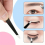 False Eyelashes Applicator Tool Eyelash Extension Tweezers False Eyelash Nipper Remover Clip 10