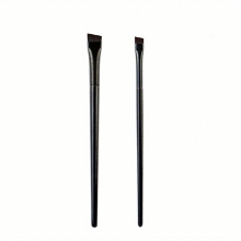 2 Pcs Angled Eyeliner Eyebrow Brush Ultra Fine Eyeliner Brushes Slanted Flat Angle Brow Grooming Comb Mascara Brush Beauty Cosmetic Tool Brushes