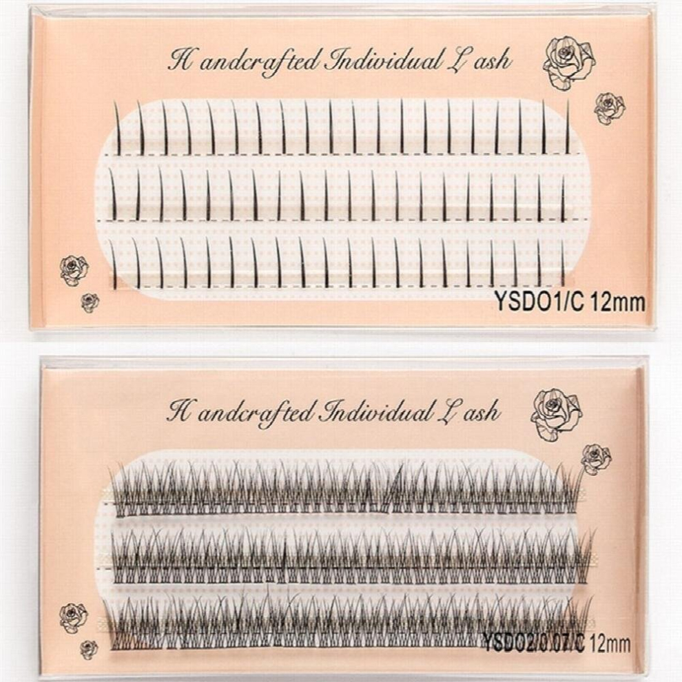 Grafted False Eyelashes Natural Fishtail Cartoon Fairy Eyelashes Individual Cluster & Single Simulated Eyelashes Extension Makeup Tool