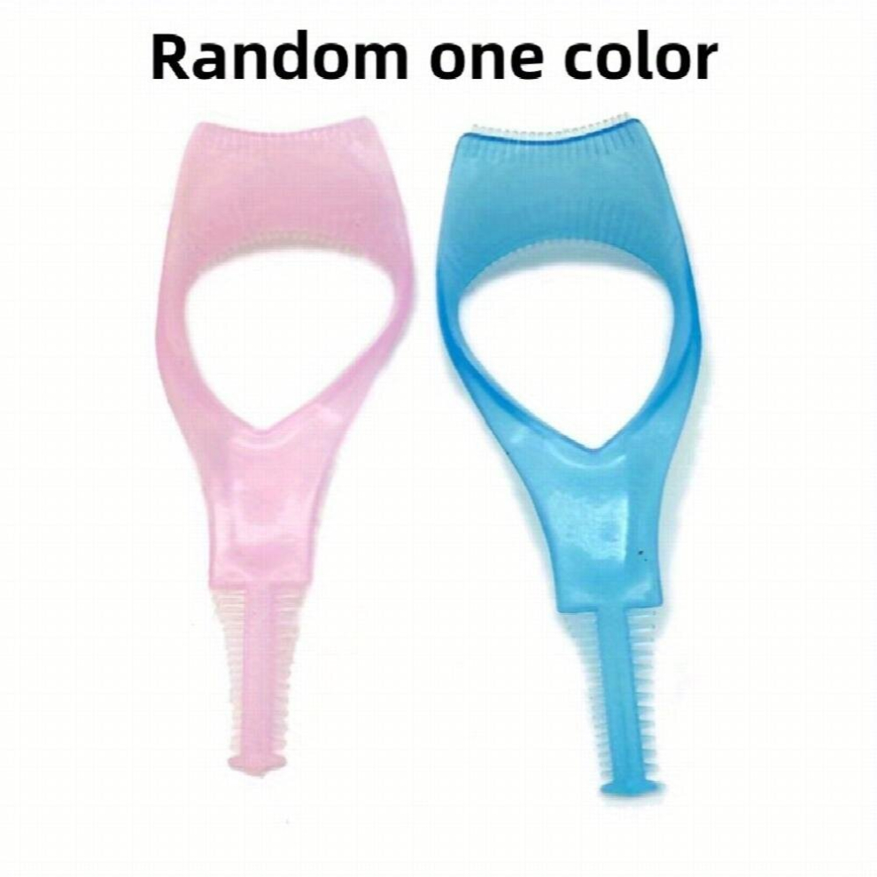 1pc 3 in 1 Mascara Shield Applicator Eyelash Brush Curler and Guard Makeup Eyelash Tool for Lashes
