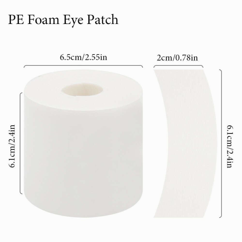 Multicoloured 110Pcs Eye Pads For Lash Extensions Pre Cut Foam Tape For Eyelash Extensions Non Woven Under Eye Pads Lash Supplies