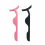 False Eyelashes Stainless High Precision Magnet False Eyelashes Tweezers Lashes Applicator Clip 1