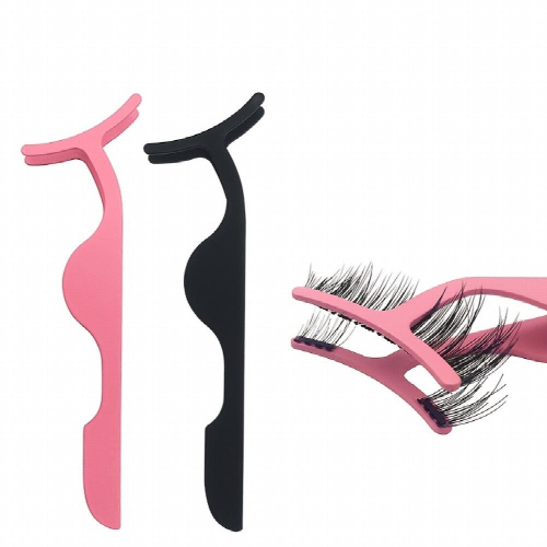 False Eyelashes Stainless High Precision Magnet False Eyelashes Tweezers Lashes Applicator Clip 1