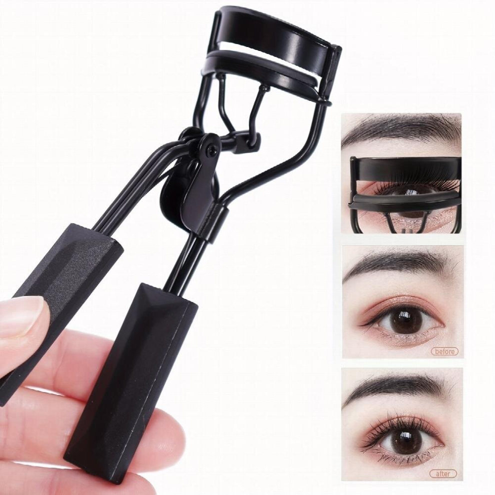 Black Eyelash Curler And Eyelash Comb Set Eyelash Curler With A Built In Comb