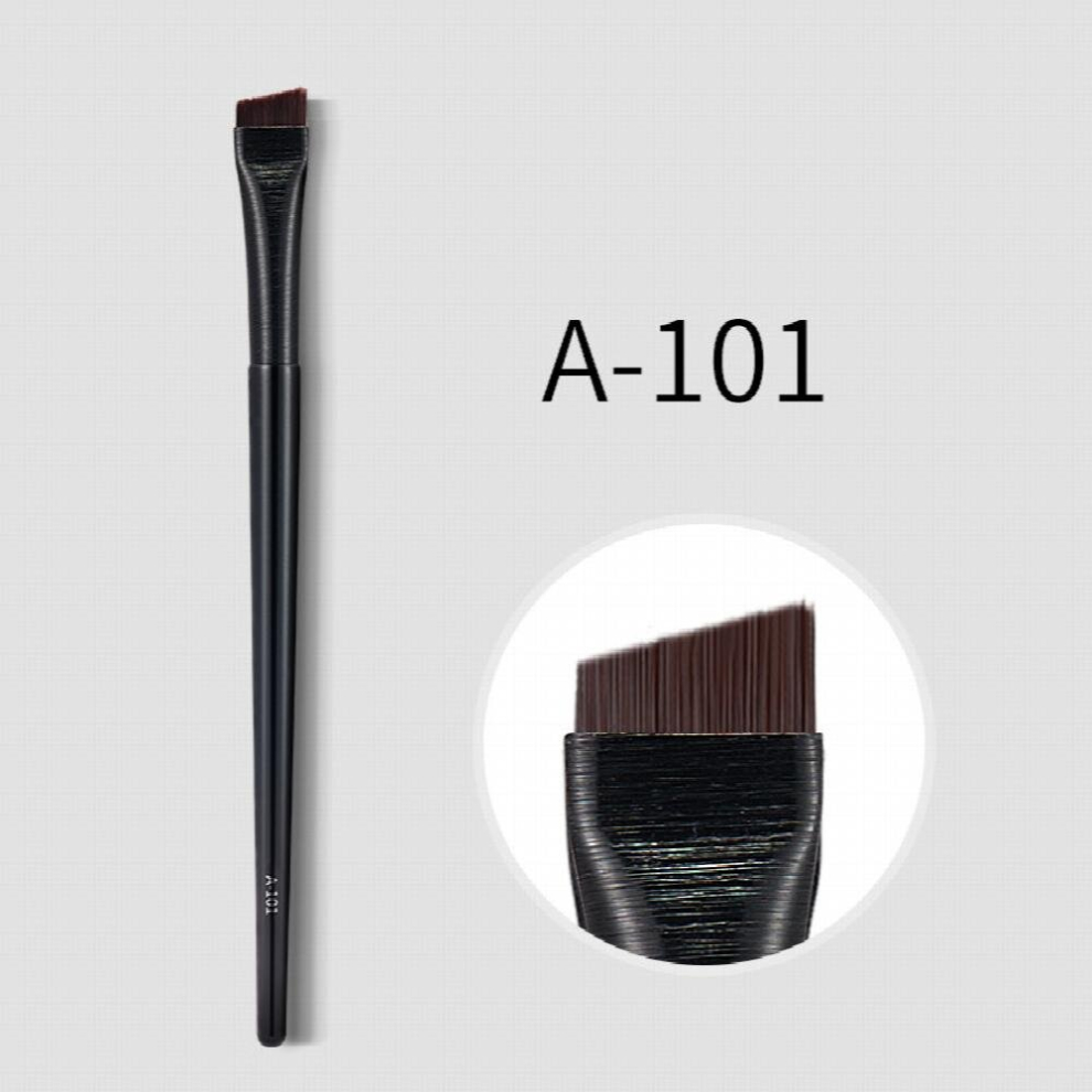 Multicoloured Fine Angled Eyeliner Brush Eyebrow Brush Professional Flat Makeup Brush For Eyeliner Eyebrow Blade Flat Eyeliner Brush