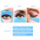 6 pcs 3 in 1 Eyelash Tool Set Mascara Shield Applicator Guard and Eyelash Guide for Perfect Makeup Application 8