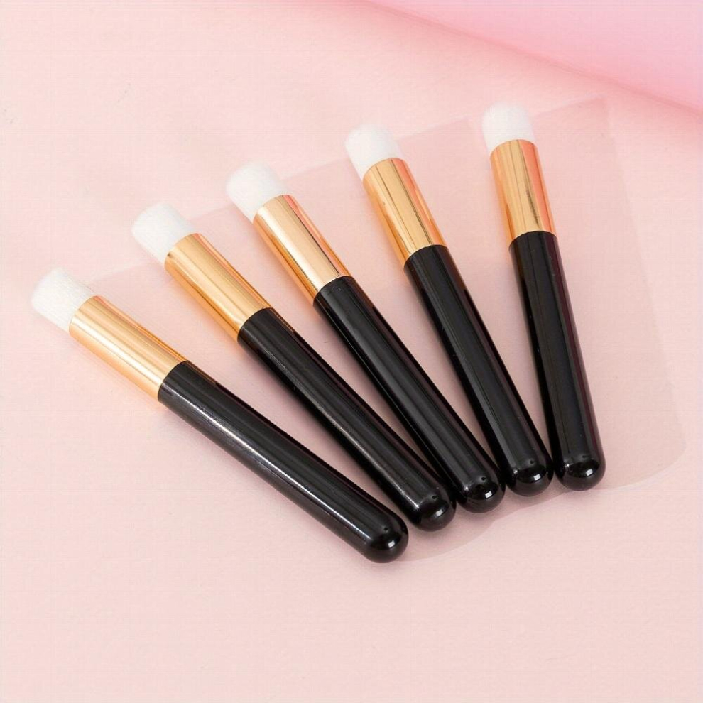5 Pieces Lash Shampoo Brushes Eyelash Extension Cleansing Brush Peel Off Blackhead Remover Tool Nose Pore Deep Cleaning Brush Cosmetic Lash Cleanser B