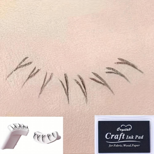 DIY Lower Lashes Eyelash Stamp False Eyelash Applicator Tool Easy To Use Realistic Lashes Tool Create Various Styles for Make Up Beginner