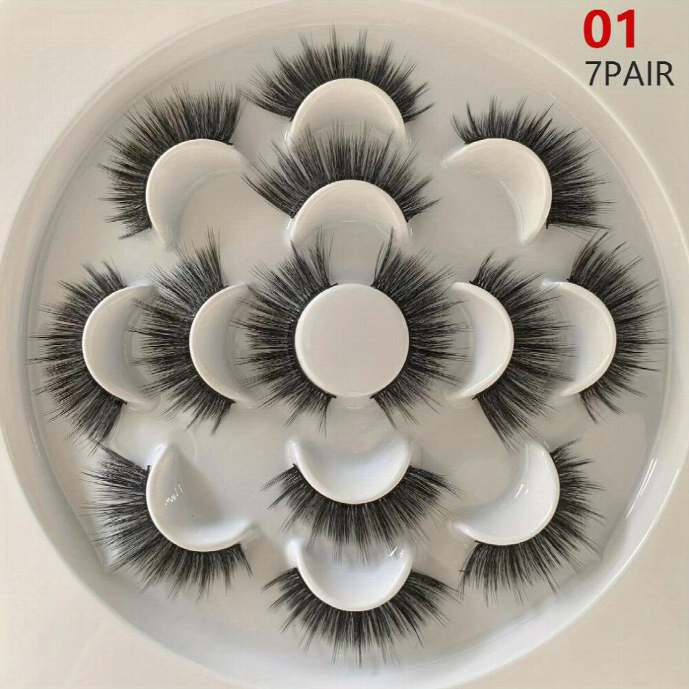 Wispy 3D Fluffy False EyeLashes for Natural Look Makeup and Special Occasions