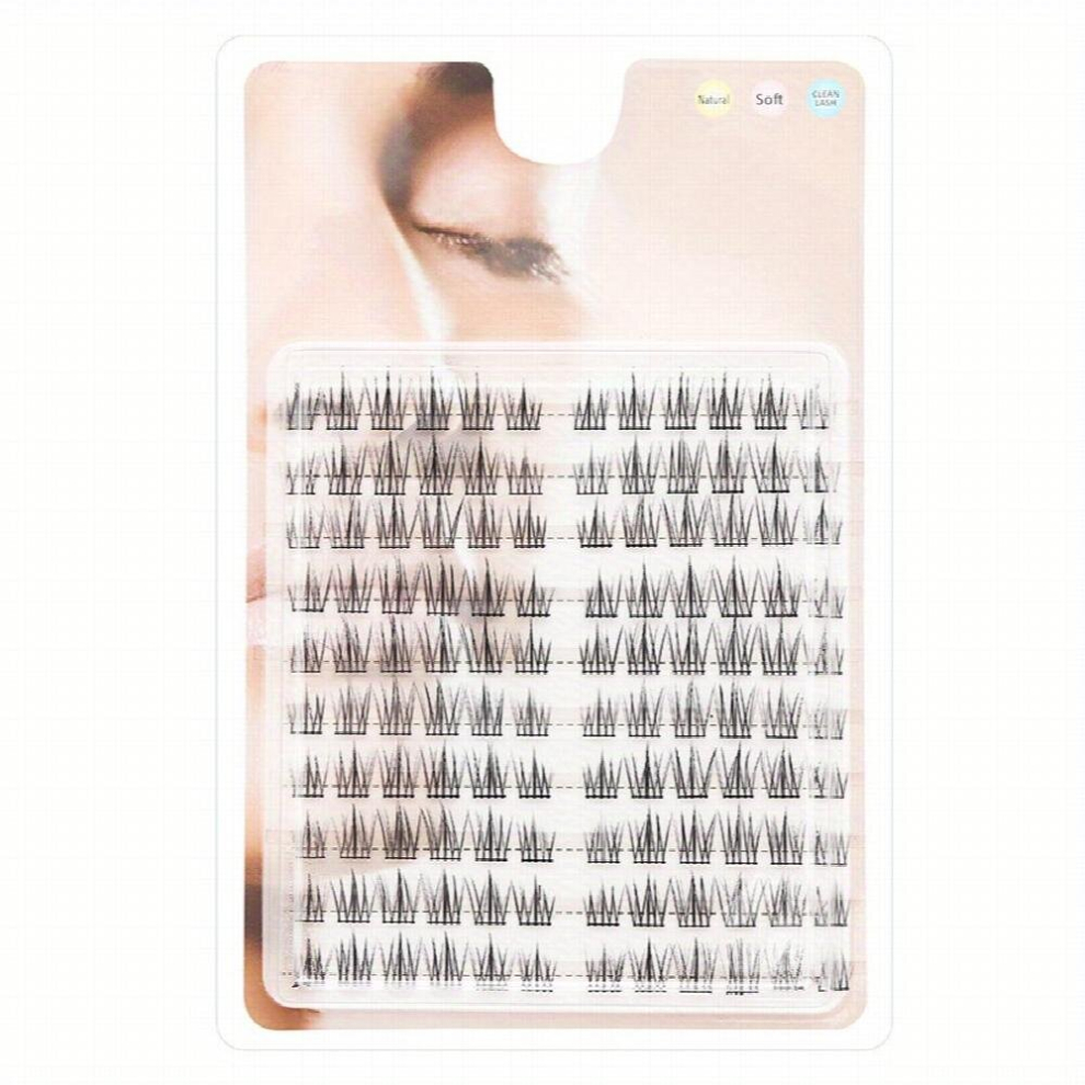 Individual False Eyelashes 4 Types Manga Lashes Extension Kit Natural Look DIY With Lower Lashes For Makeup Natural Soft False Eyelashes Premade Spiky