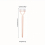 Eyelash Comb Arc Eyelash Separator Mascara Applicator Eyebrow Brush Metal Teeth Eye Lash Tool 5