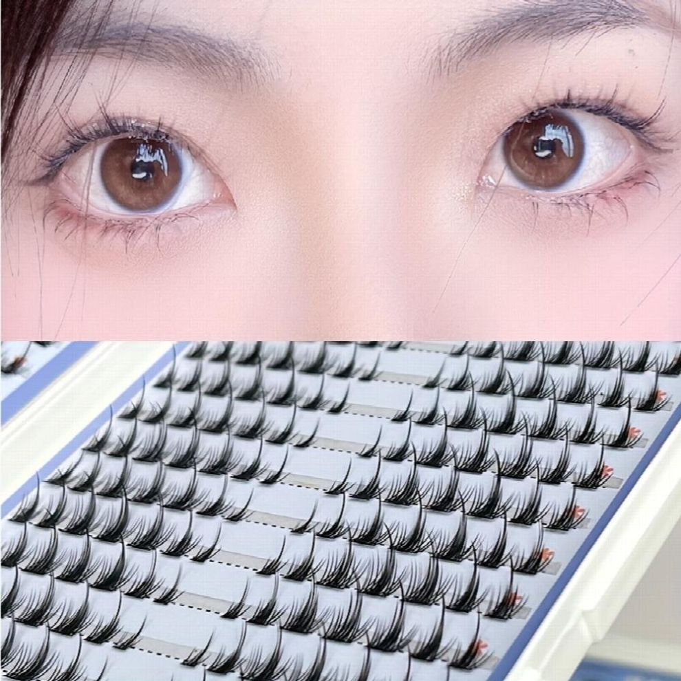 Grafting False Eyelashes Segmented Curling Natural Simulated Enlarge Eye Makeup Lightweight And Soft False Eyelashes