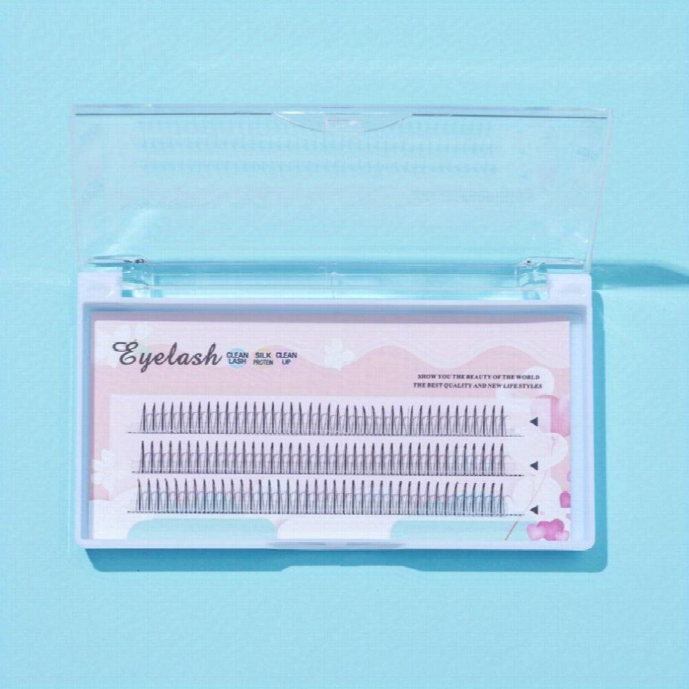 120pcs Manga Lashes Self Grafting False Eyelashes with Individual Clusters for Women Home DIY Extensions Mixed Lengths for a Natural Look