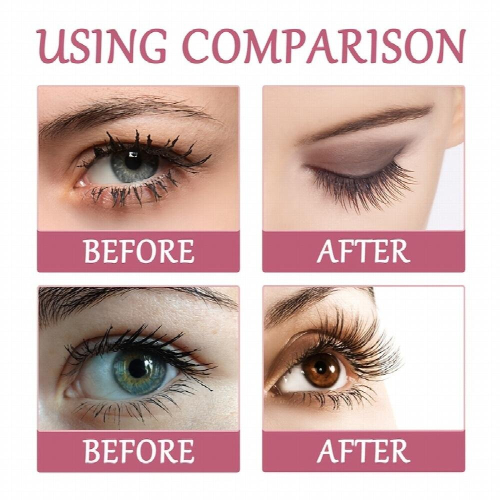 Eyelash Comb Arc Eyelash Separator Mascara Applicator Eyebrow Brush Metal Teeth Eye Lash Tool 2