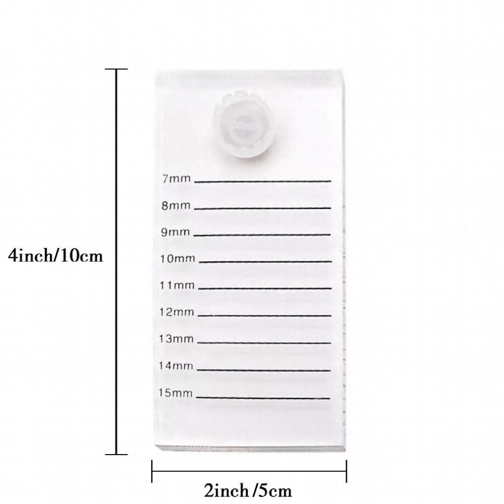 Multicoloured Acrylic Eyelash Scale Boards Grafted Eyelash Display Stand For Eyelashes Accessories Tool