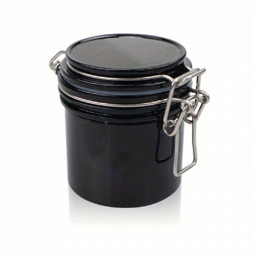 Black Glue Storage Container For Eyelash Extensions Airtight Sealed Lash Glue Holder Tank Jar Adhesive Eyelash Extension Supplies