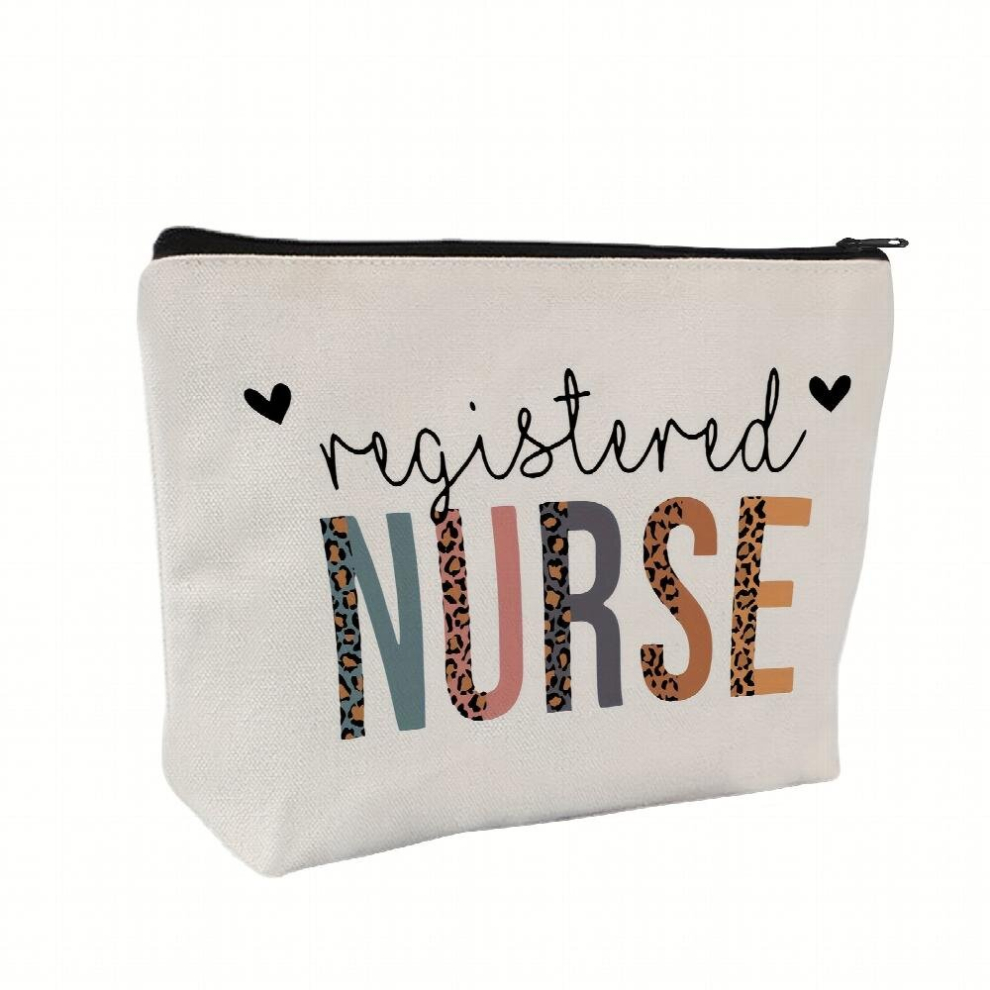 Multicoloured Rn Gift Nurse Zipper Pouch Bag Nurse Appreciation Gift Nursing Graduation Gift Nursing Gift