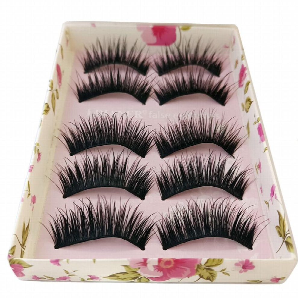5 Pairs of Natural Looking Long False Eyelashes Get the Perfect Look