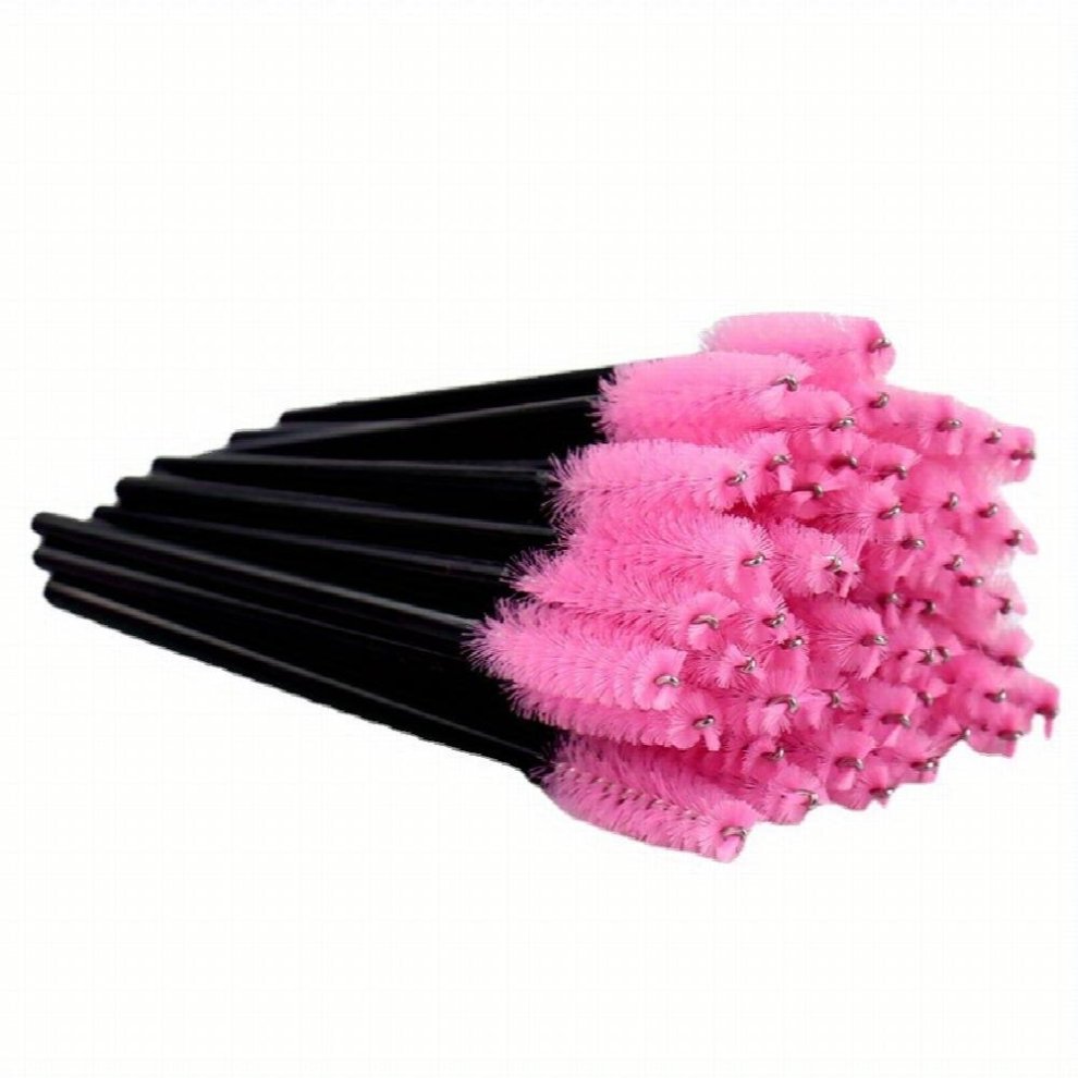 50pcs Crystal Eyelash Brush Mascara Applicator Spoolie Kit for Eyelash Extensions Eyebrows and Eyelashes Gentle on Eyes