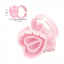 25 30pcs Glue Rings Smart Glue Cups Lash Glue Holder Ring Cup Glue Cups Lash Glue Rings Lovely Heart Shape Cups For Eyelash Extensions