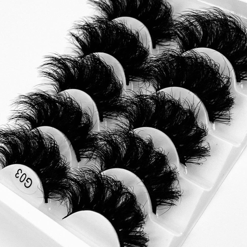 5 Pairs 8D Fluffy False Eyelashes For Dramatic False Eyelashes Fluffy Thick False Eyelashes Mink False Eyelash Makeup 1