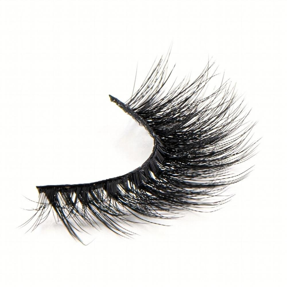 7 Pairs Full Strip Eyelashes Thick Curling False Eyelashes 15mm Fluffy Wispy False Eyelashes Daily Cat Eye End Lengthening Lashes