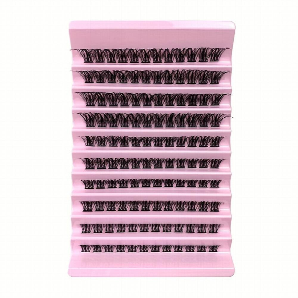 Lash Clusters Individual Lashes 120pcs Cluster Lashes D Curl 8 16mm Eyelash Clusters Reusable Soft & Comfortable Cluster Eyelash Extensions