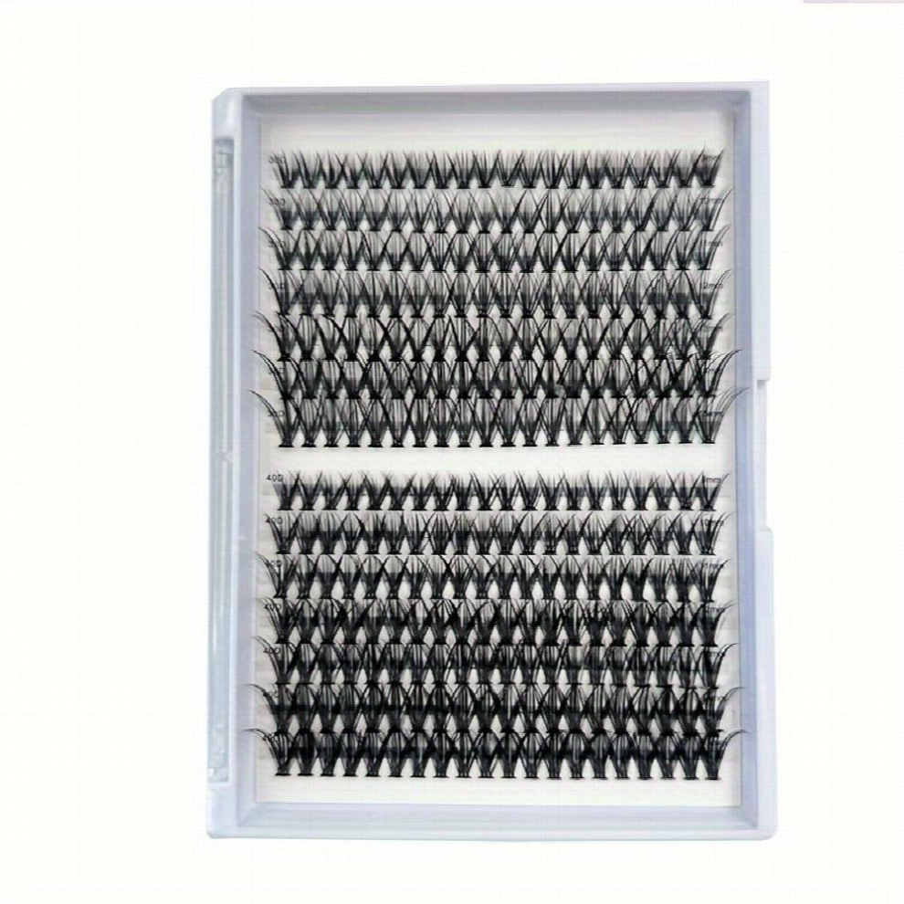 Thick Self Grafting Eyelashes Large Capacity Segmented False Eyelashes Natural Thick Individual Clusters Lashes Extension