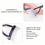 Mascara Comb Mascara Separator Eye Applicator Makeup Brush Tool With Curved Comb Cover 6