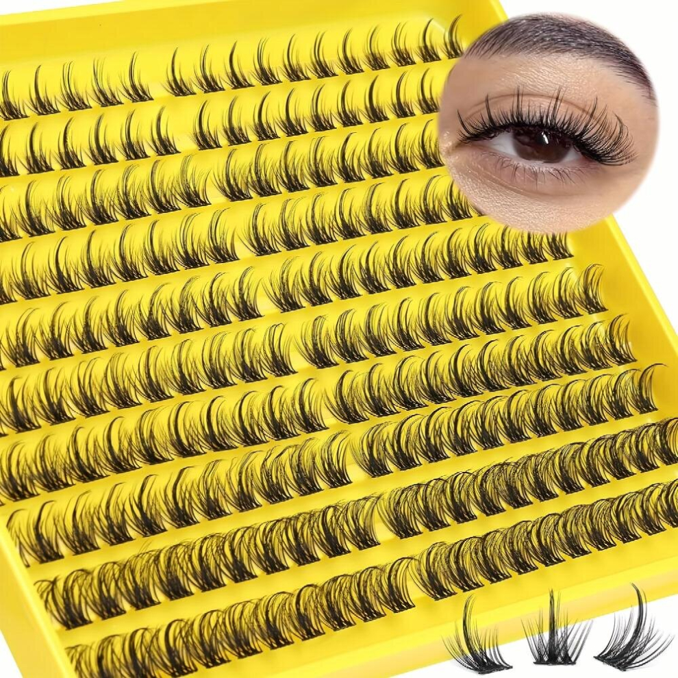 DIY Eyelash Extensions Lashes Cluster Natural Look False Eyelashes CC Curling Cluster Lashes 10 16mm Individual Lashes