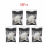 50 100Pcs Universal Eyelash Glue Bottle Blocking tool Replacement Eyelashes Extensions Glue Mouth Head Anti blocking Tool 7
