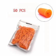 50 100Pcs Universal Eyelash Glue Bottle Blocking tool Replacement Eyelashes Extensions Glue Mouth Head Anti blocking Tool